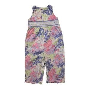 Vintage Y2k Hartstrings Pastel Colorful Floral Jumpsuit Romper